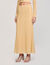 Pointelle knit maxi skirt