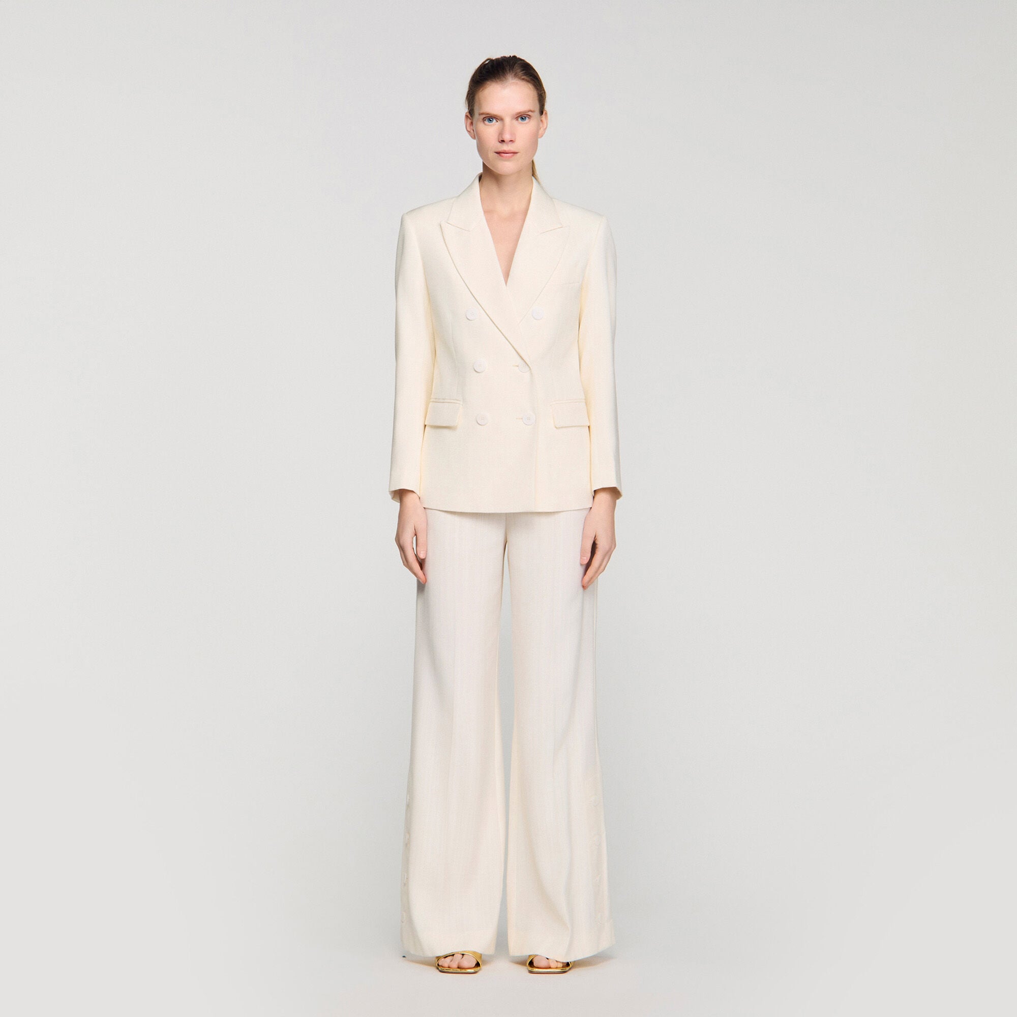 Zweireihiger taillierter Blazer