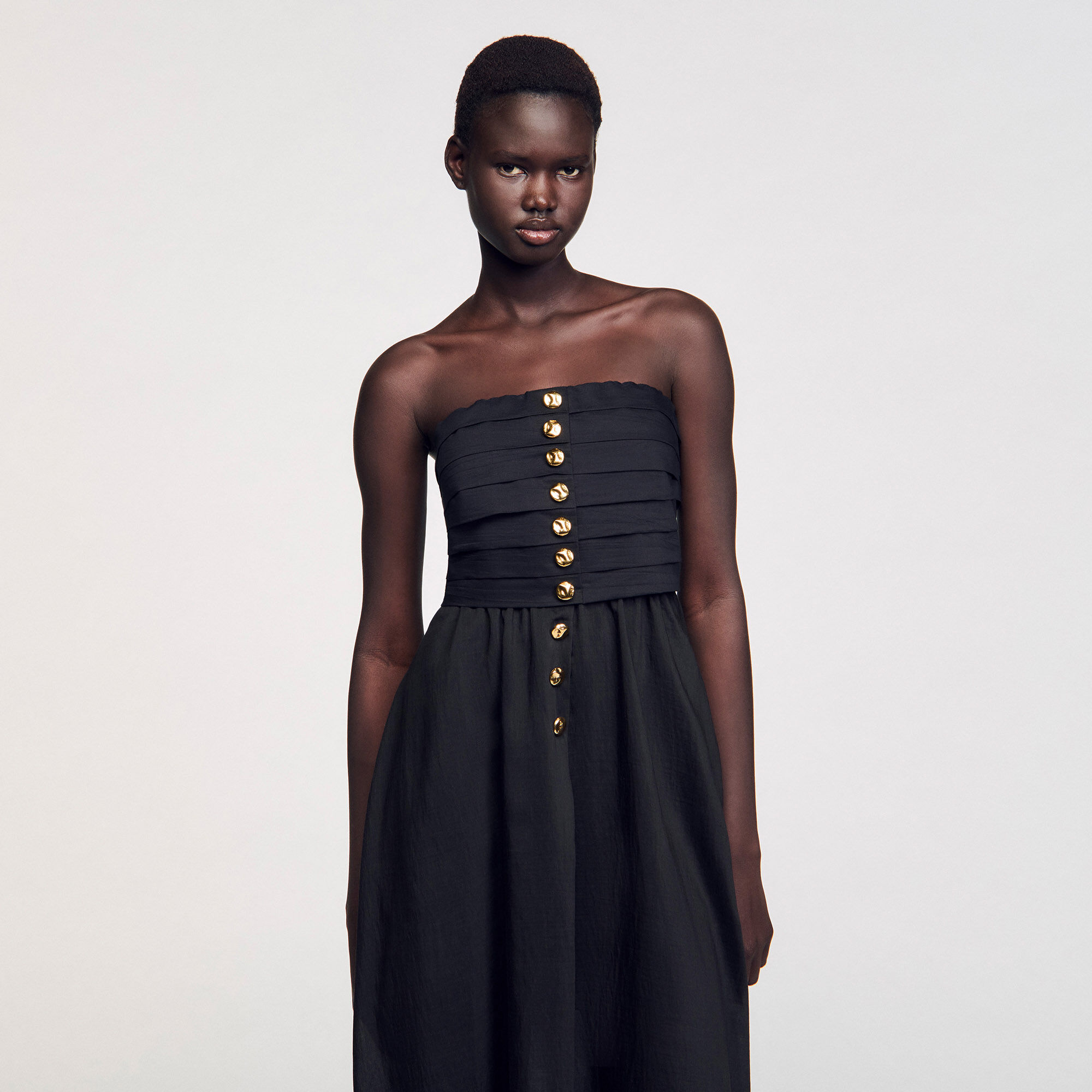 Langes Bustierkleid
