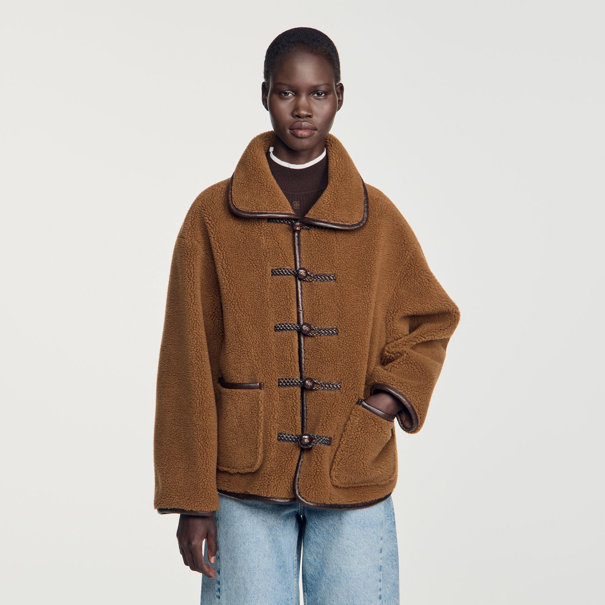 Short faux fur coat - Women | Sandro