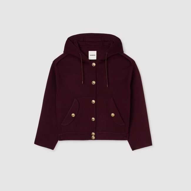 Double-faced wool coat