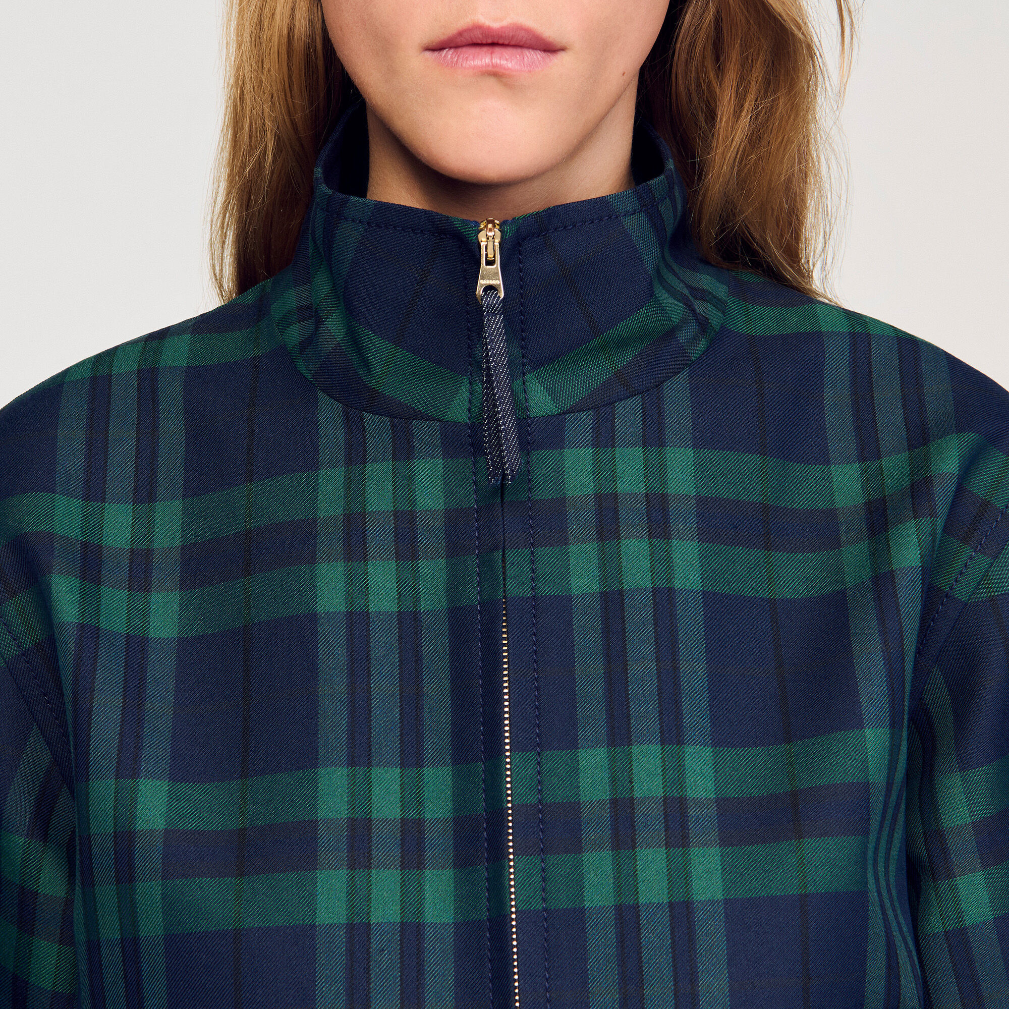 Checked jacket