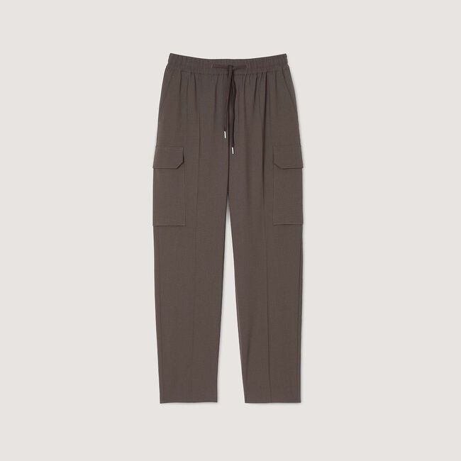Pantalon cargo élastiqué