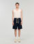 Short en coton à taille élastiqué