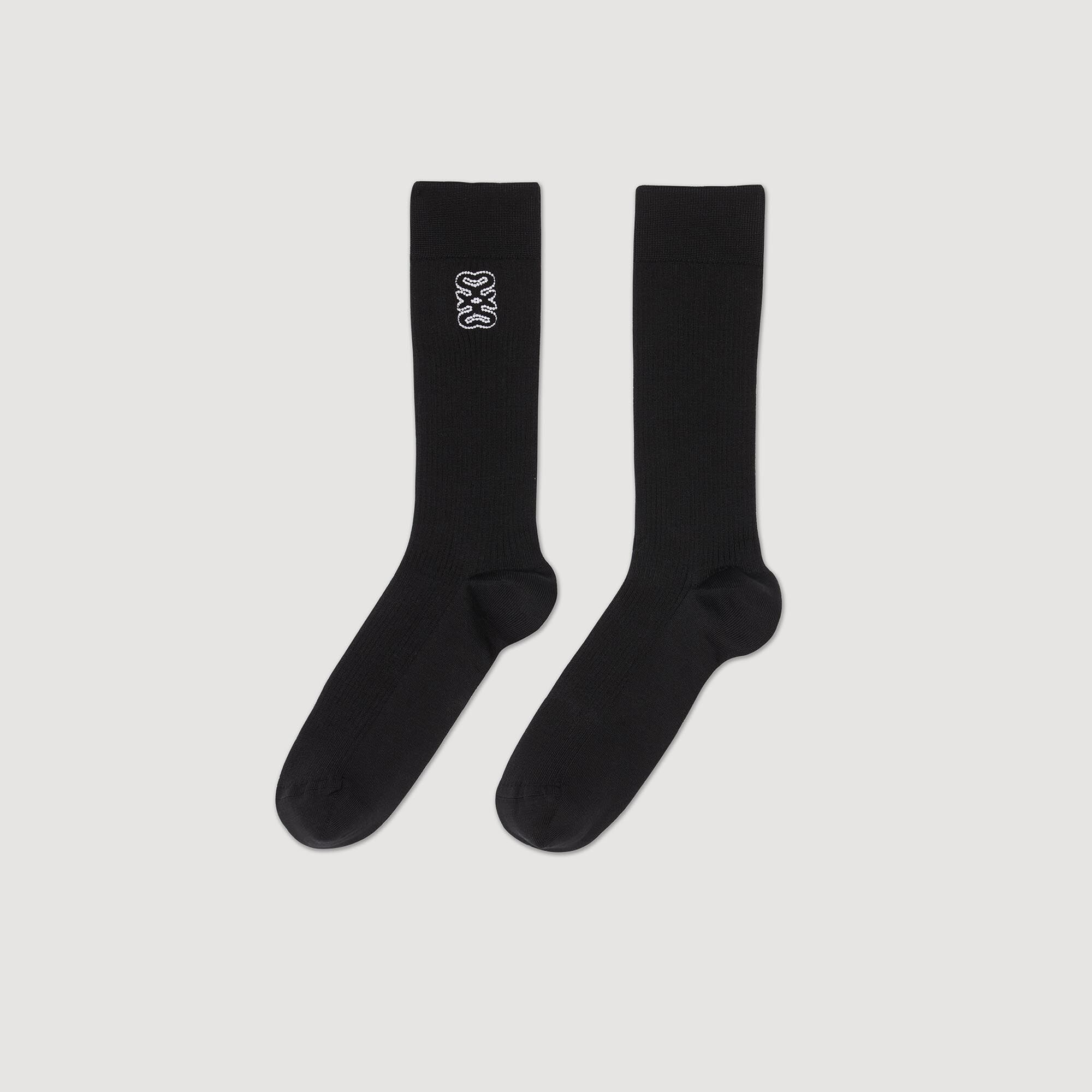 Chaussettes brodées