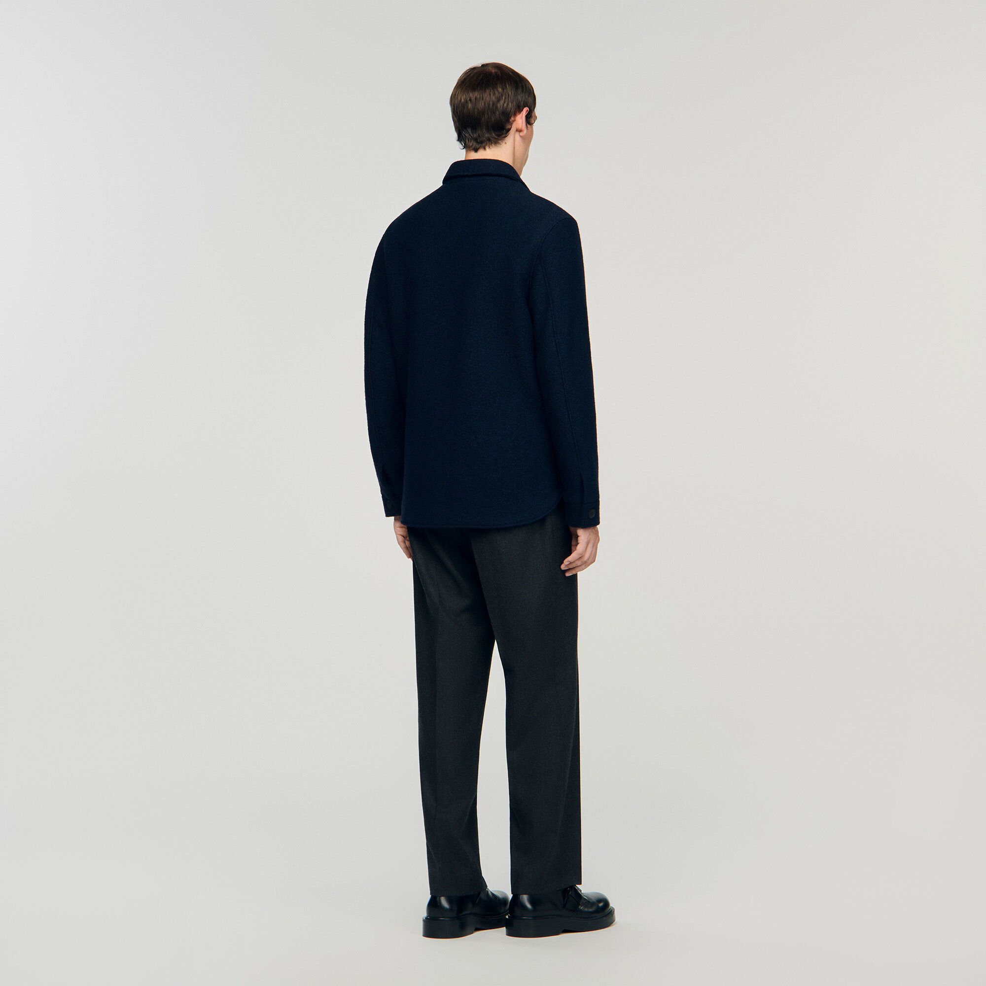 Wool overshirt