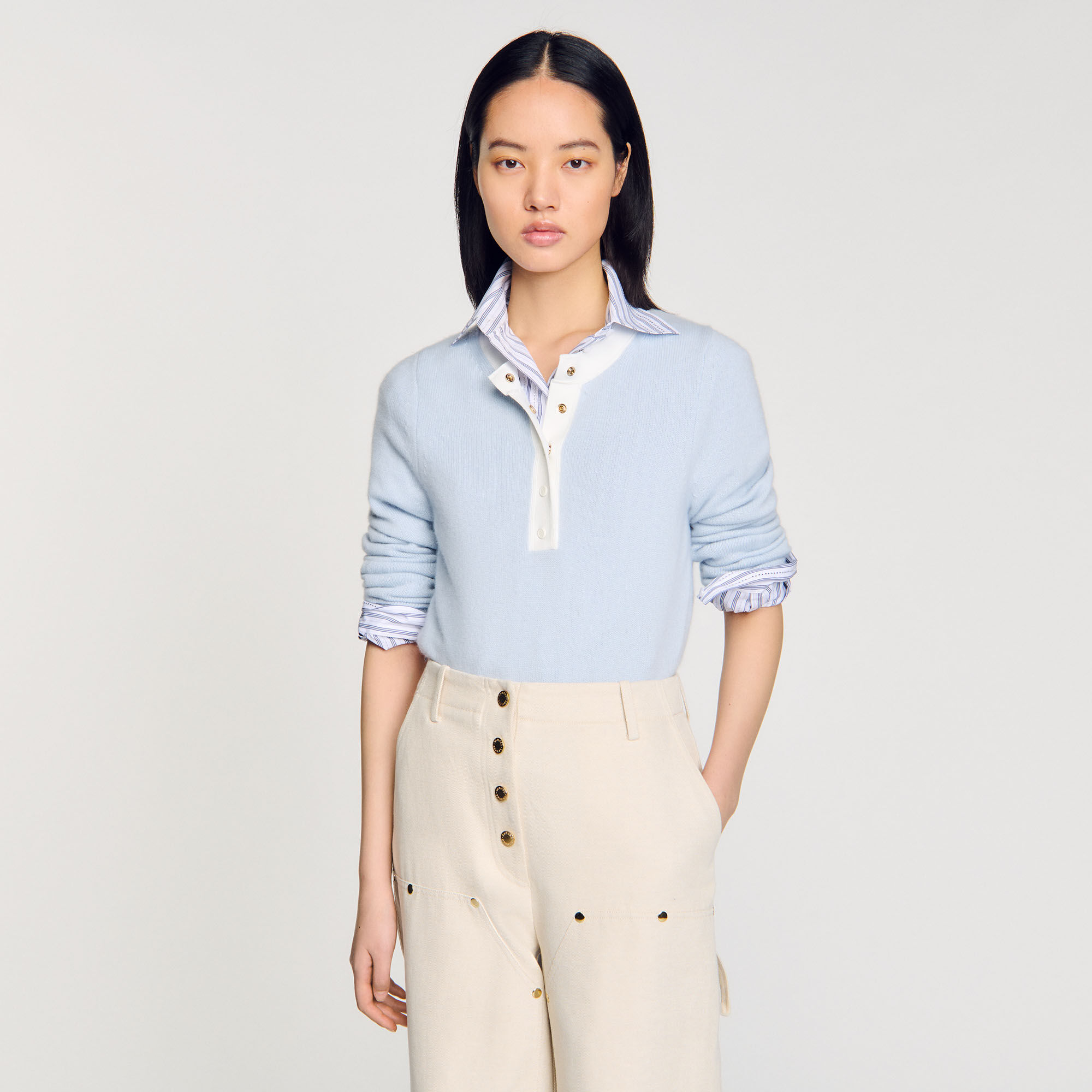 Wool and cashmere jumper