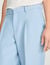 Wide-leg trousers with creases