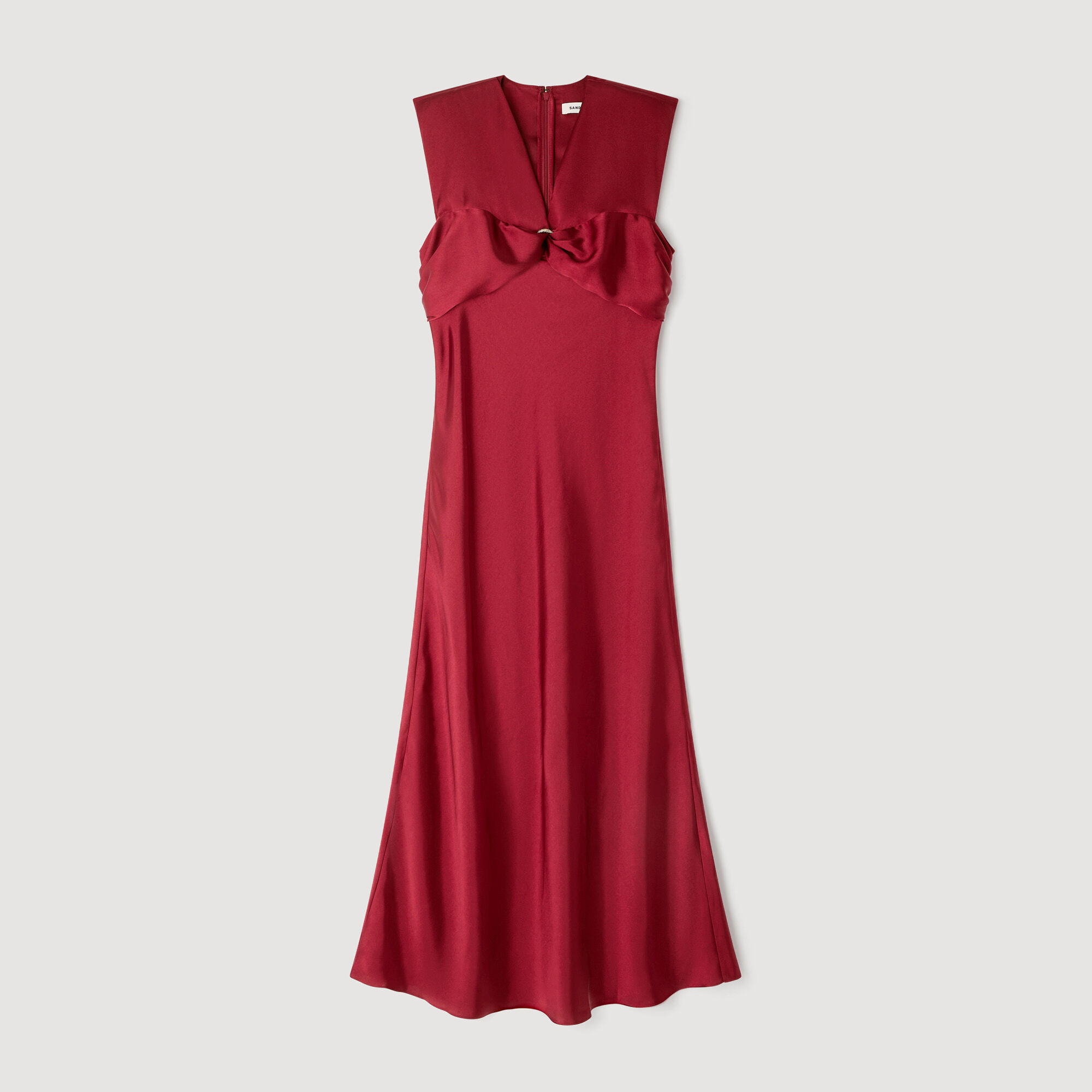V-neck maxi dress
