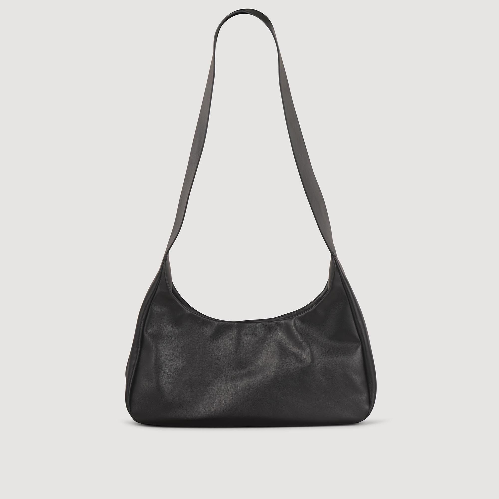 Leather shoulder bag
