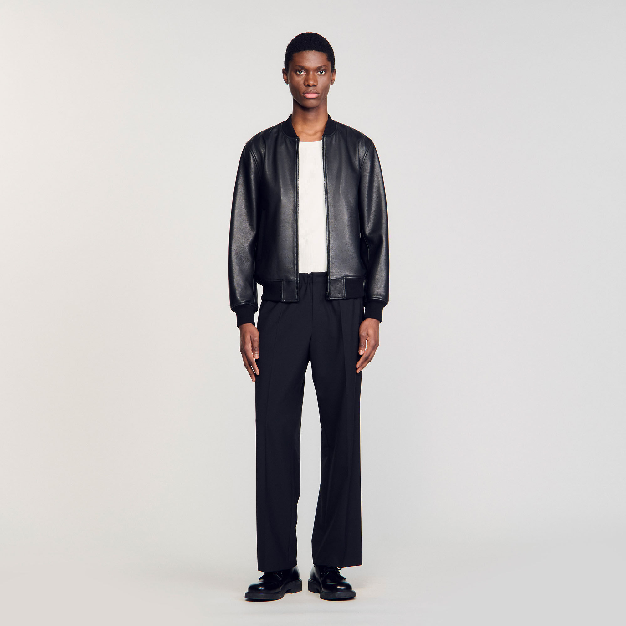 Blouson en cuir