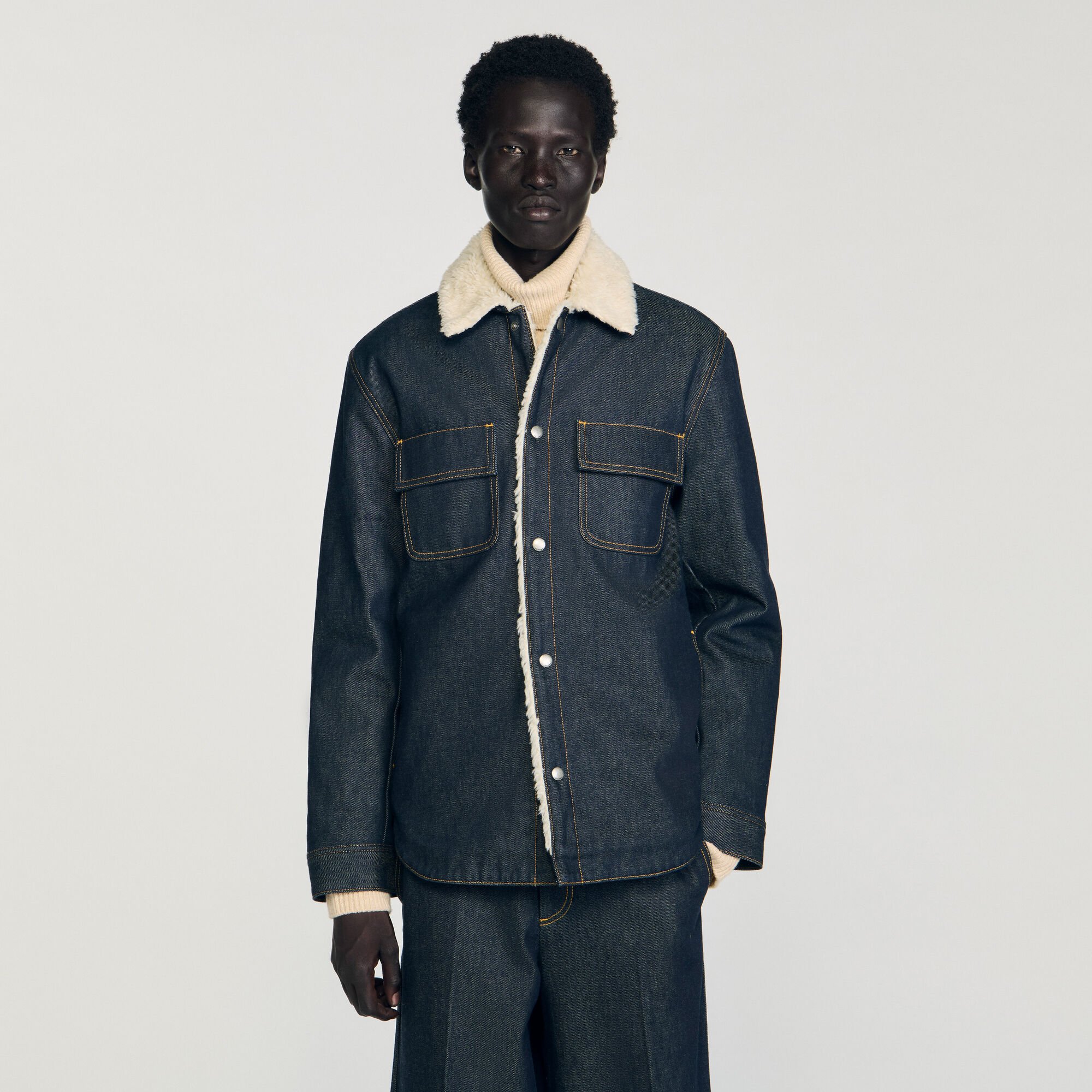 Surchemise en denim