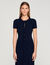 Langes Strickkleid