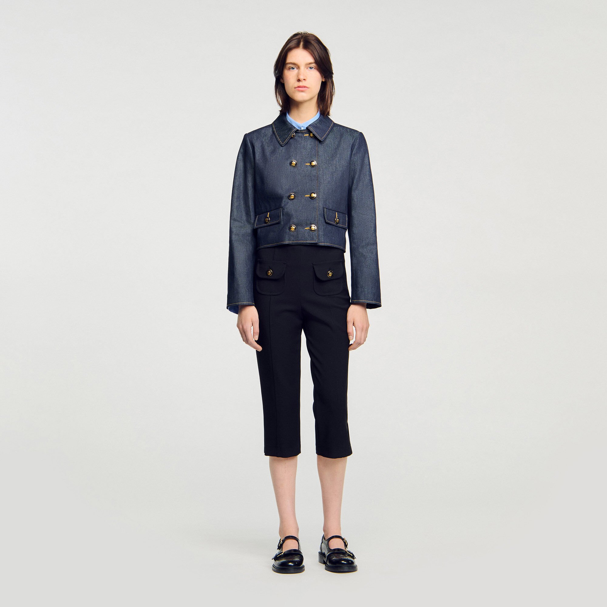 Denim tailored jacket
