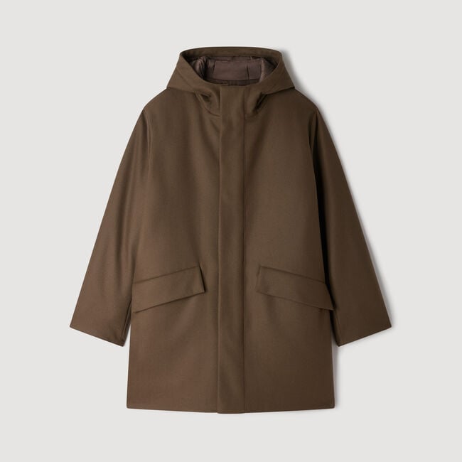 Parka en laine et cachemire - Homme | Sandro