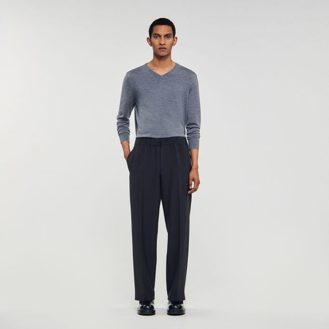 Wide-leg trousers