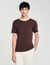 Two-tone patch T-shirt