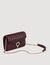 Leather crossbody clutch bag