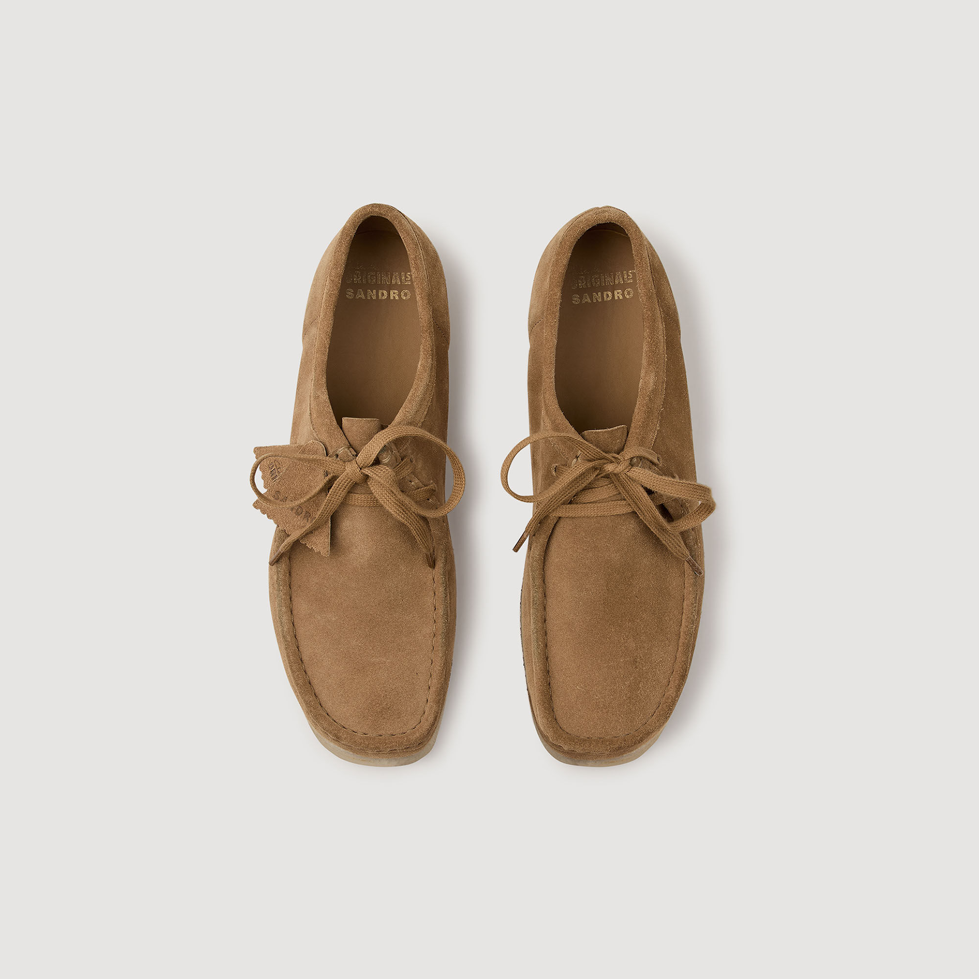 Derbys Wallabee™ aus Kalbsveloursleder