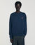 Oversized sweatshirt with leather patch