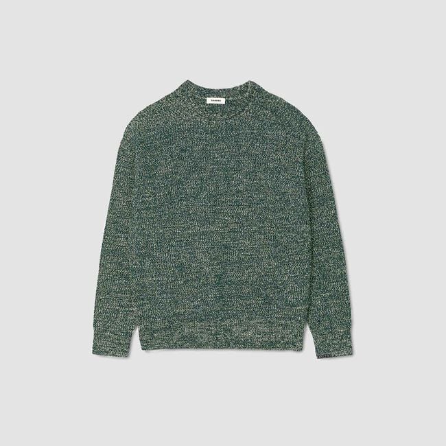 Pull en maille chenille