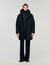 Hooded parka with zip