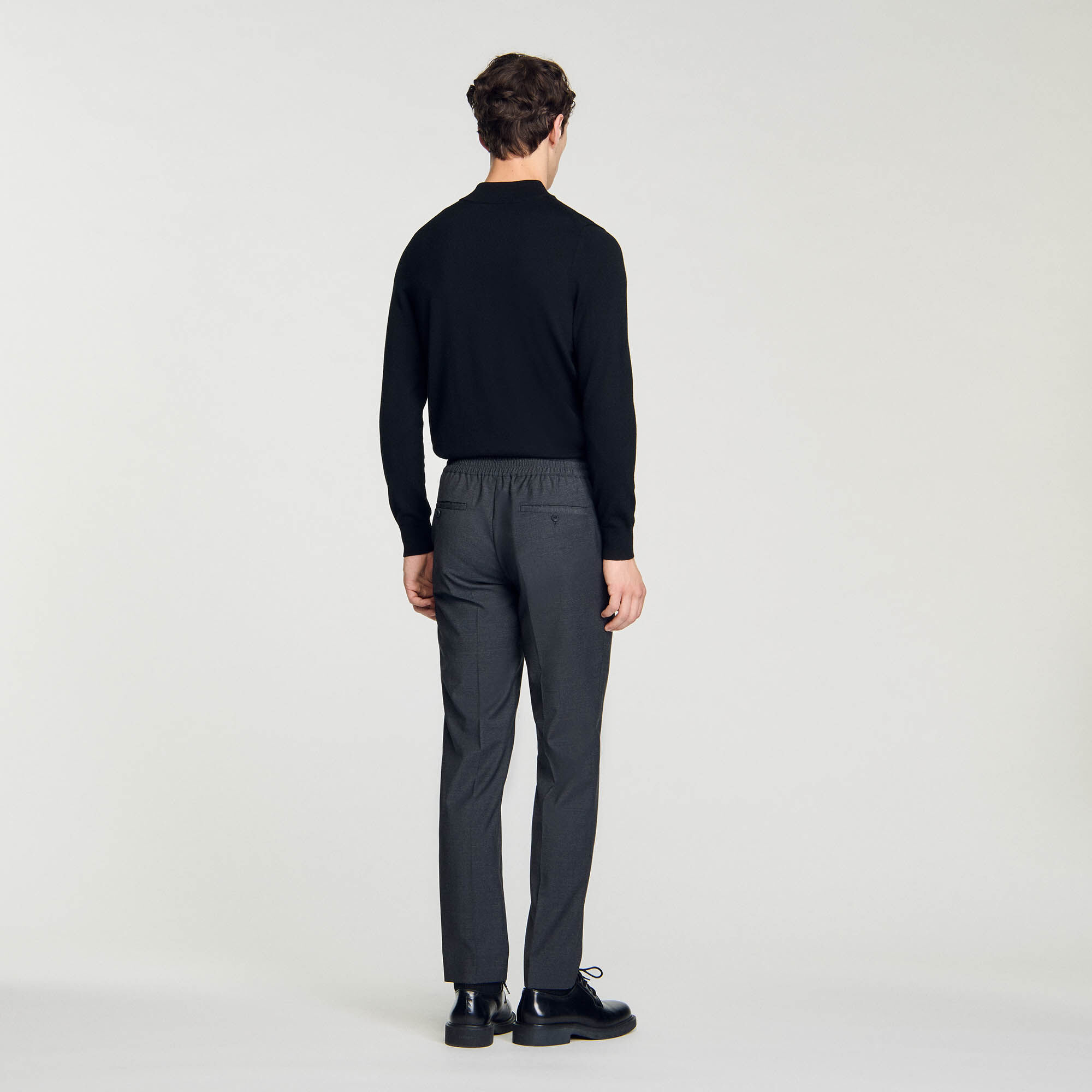 Elastische Hose mit geradem Schnitt