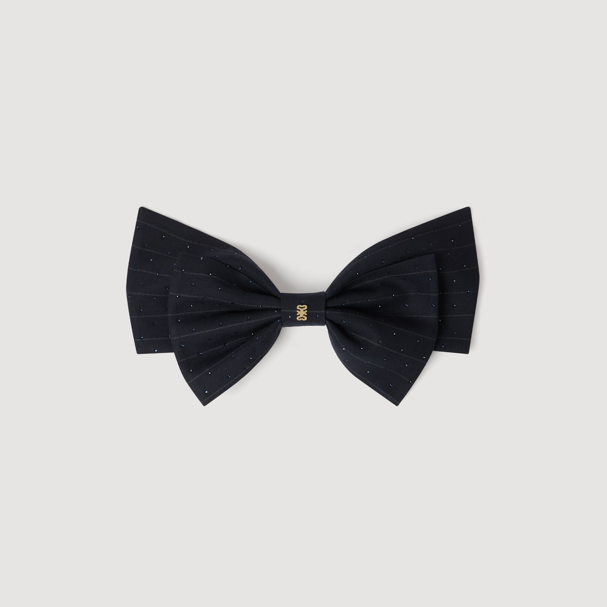 Barrette nœud strassé