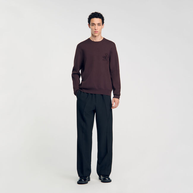 Sweatshirt fleurs