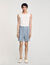 Shorts mit Falte