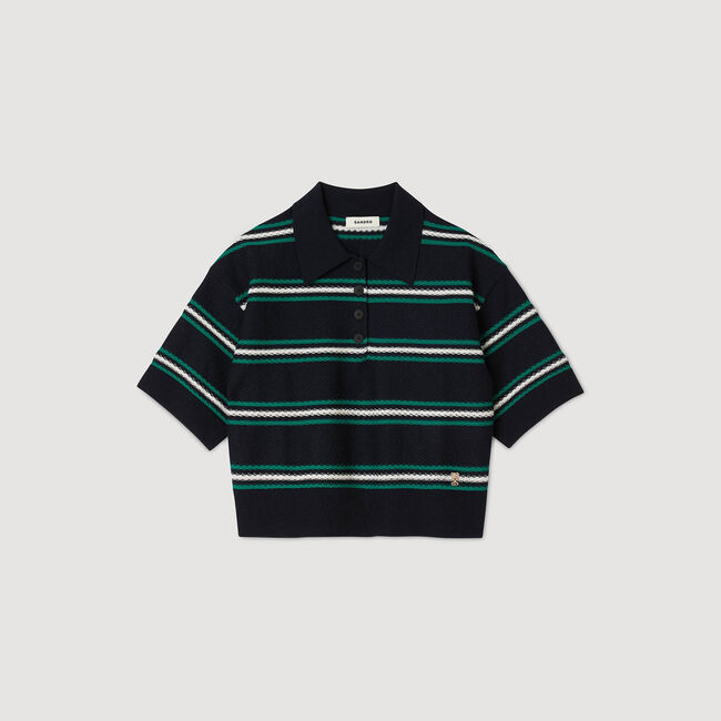 Pull à col polo