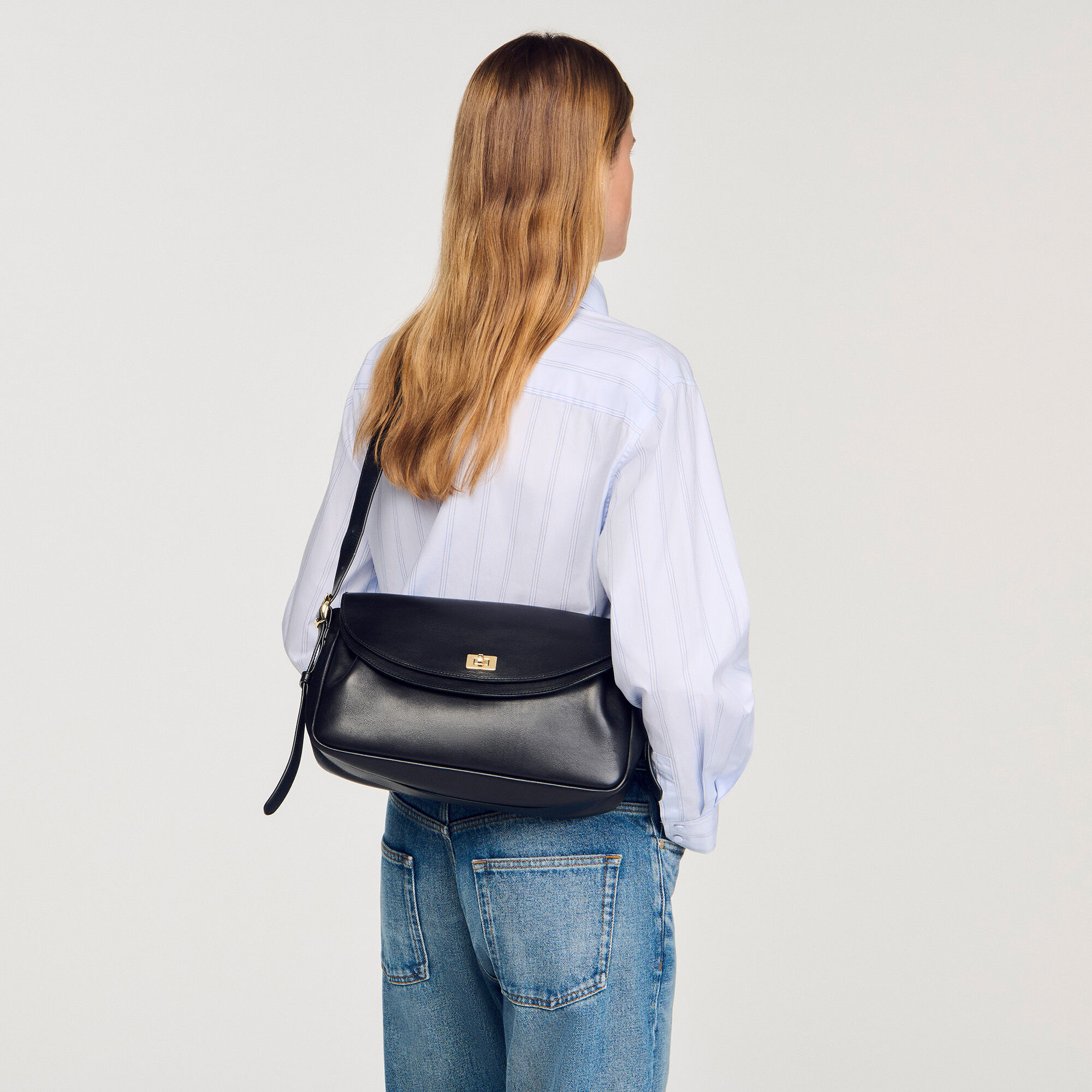 Sac en cuir lisse Le Mambo