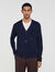 Cardigan with rope embroidery