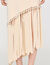 Strickkleid mit Fransen und Perlen