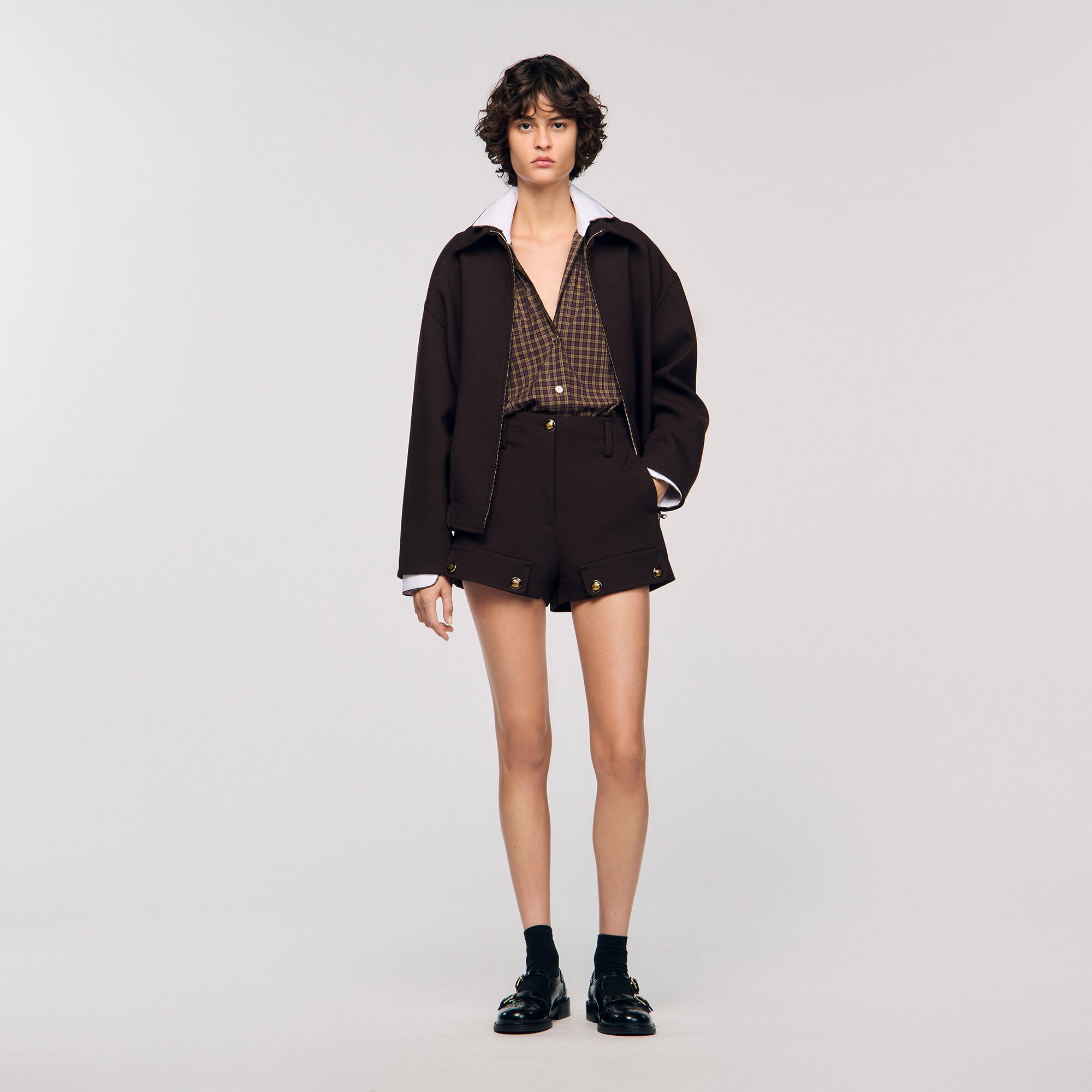 Chemise bicolore à carreaux Chemise bicolore à carreaux