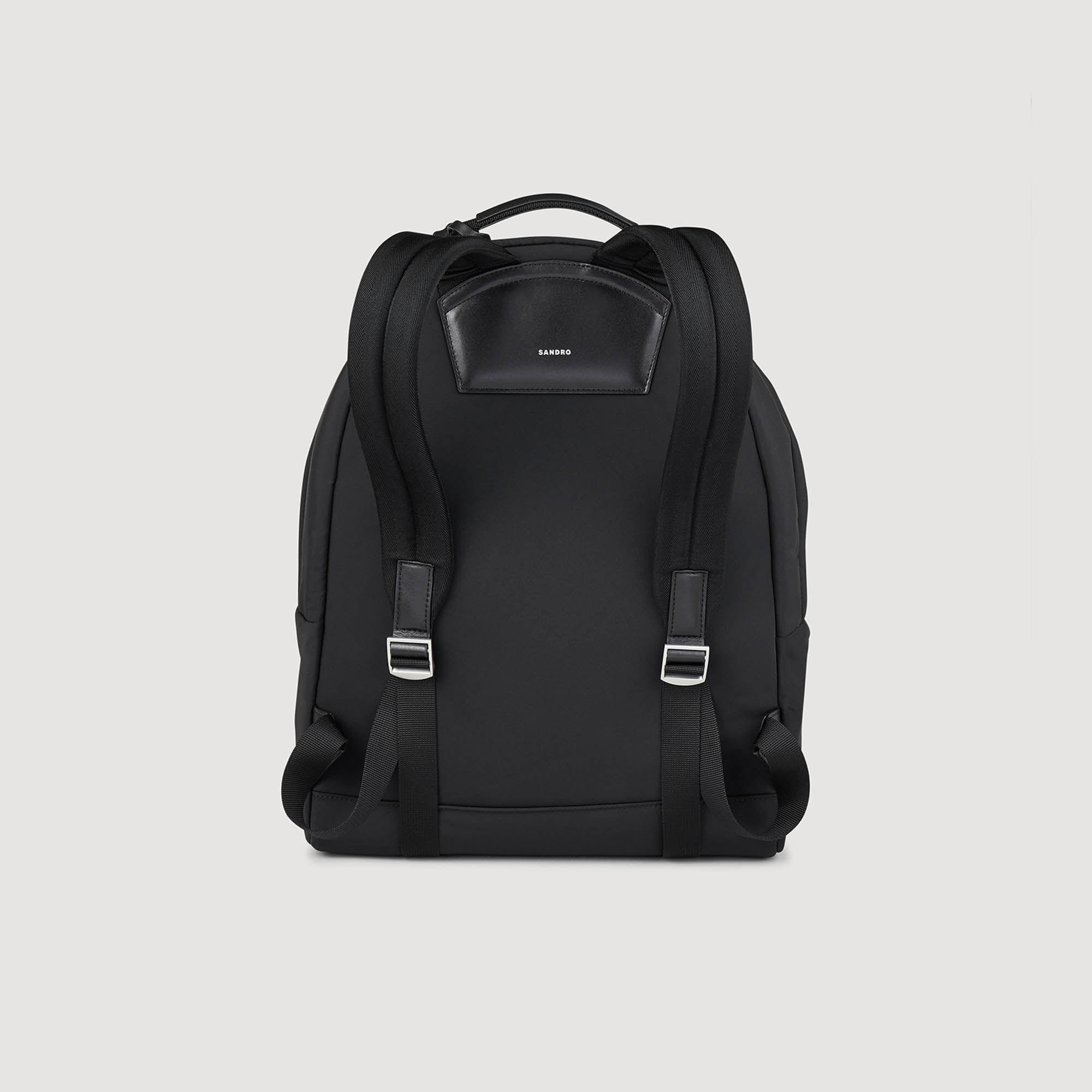 Rucksack aus Canvas und Leder