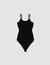 Jewellery detail knit leotard