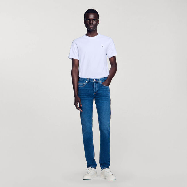 Waterless slim-fit jeans