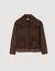 Velourslederjacke mit Nieten