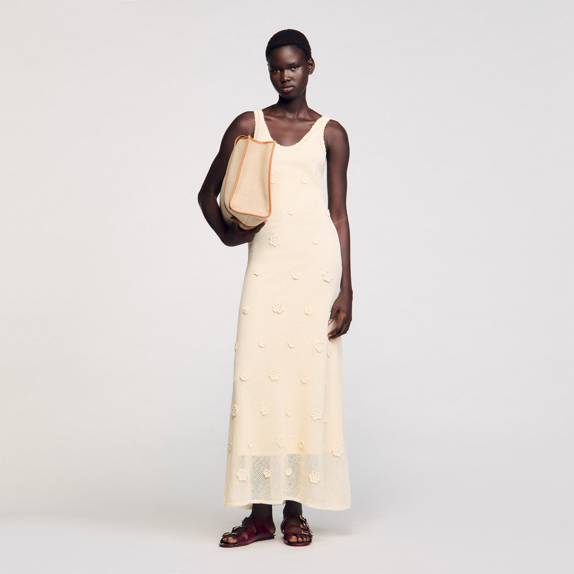 Knit maxi dress