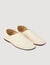 Grained leather slippers