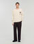 Wollpullover mit Blumendetail