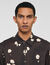 Floral print linen shirt
