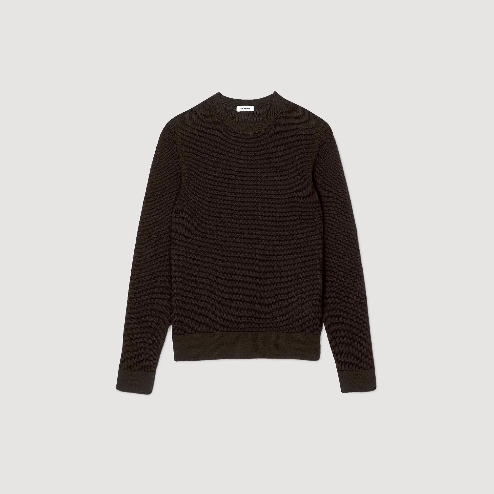 Pullover aus texturiertem Strick