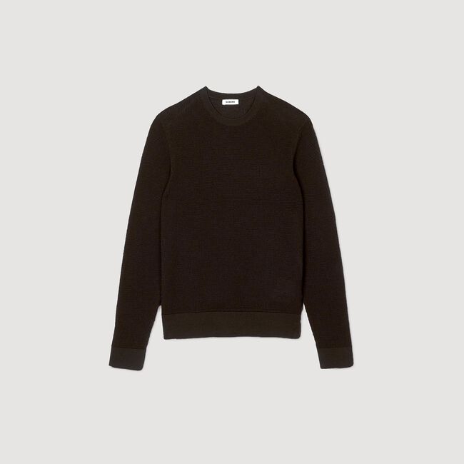 Pull en maille texturée