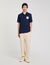 Polohemd mit Blumen-Patch
