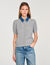 Cardigan mit Denim-Kragen