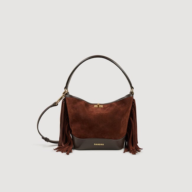 Fringed suede TANGOSO bag