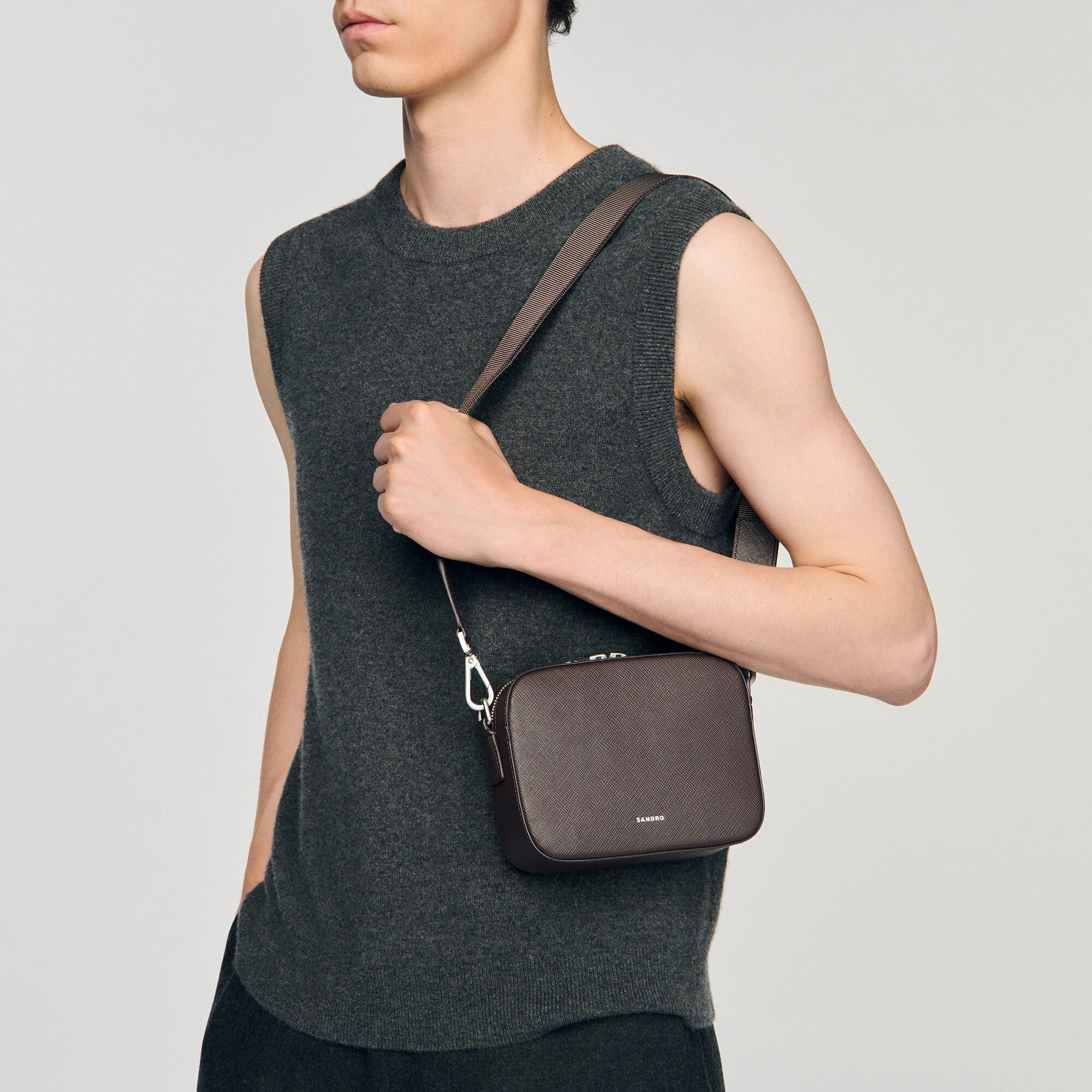 Kleine Tasche aus rekonstituiertes Leder
