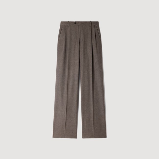 Wool suit trousers - Women | Sandro
